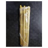 GXOACKJ Gold Curtain Rods for windows 48 to 84-93 inch, 5/8 inch Splicing Heavy Duty Metal Curtain Rod Set with Brackets