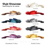 Guwewu Feathered Wyvern Dragon, 3D Printed Dragon, Articulated Dragon, Fidget Dragon, 3D Printed Toys, Desktop Pet (Stellarscale)
