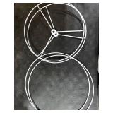 GIGIVOSHA Lamp Shades Set of 2 - Drum Lampshades 11.4 x 12.9 x 9.8 Inches, Fabric Medium Replacement Lampshades for Table Lamp, Floor Lamp, Assembly Required, Spider,Linen Missing shades