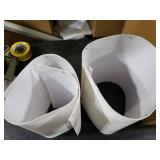 Tall Drum Lamp Shades Set of 2, 10Top x10 Bottom x 13High, Beige Lampshade for Table Lamp Floor Lamp, Replacement Lampshades Natural Linen Handcrafted, Spider, Harp Holders Included, Easy Assembly