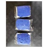 Colarr 216 Pcs Glitter Bulletin Board Letters for Classroom Number Alphabet 4 Inch Poster Board Letter with Adhesive Dot Punctuation Symbol Cutout Bulletin Display School(Blue)