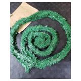 2 Pack Christmas Garland Artificial Pine Garland Christmas Decorations Xmas Tree Decor Outdoor Indoor Home Green Garden Greenery, Holiday Wedding Party Stairs Fireplaces Office Door Frame Decor