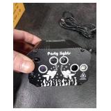 Enjoyedled DJ Disco Party Lights Battery Powered - Northern Laser Light Effect RGB Led Sound Activated Strobe Lighting with Remote Control for Indoor Birthday Halloween Karaoke Club KTV MISSING STAND