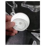 Hqyib 3 PCS Christmas Window Lights Decorations, Battery Powered Hanging Warm Lighted Star, Bell & Christmas Tree Shaped Shaped String LED Indoor for Xmas Tree, Window, Fireplace