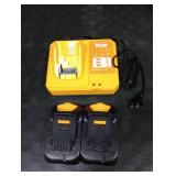 2 Pack5.0Ah Lithium-Ion Battery Replacement for Dewalt 20v Max Batteries DCB116 Fast Charger Combo for Dewalt 20V 60V Max Battery with USB Port & Cordless Power Tools