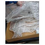 [3-Piece Reindeer Christmas Decorations Outdoor] 2D Lighted Deer Family with 260 LED Light. Durable Yard Lawn Holiday Decor, Outdoor Lighted Holiday Display for Yard Lawn Garden-White