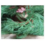 9 FT Christmas Norfolk Pine Garland, Realistic Greenery Artificial Garland for Indoor Outdoor Door Porch Fireplace Wall Staircase Holiday Christmas Decor