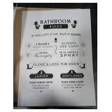 EXCOOL CLUB Laundry Room Decor - 12x16 Decor for Laundry Room Accessories, Symbol Wall Art Prints, Symbols Guide Pictures