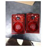 ChunHee Solar Outdoor Motion Sensor Alarm with Dog Barking Gunshot Sound, Support Recording and Adjustable Volume, 130db Loud Noise Maker 3 Work Modes Strobe Light for Home, Villa, Farm, Barn (2pack)