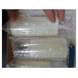 Amagic Flameless Candles Battery Operated, LED Candles with Remote and Timer, Acrylic Plexiglass Flickering Fake Candle for Wedding, Home Decor, Ivory White, Set of 5, D2.2 x H5 5 6 7 8