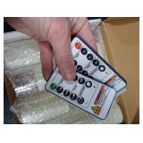 Amagic Flameless Candles Battery Operated, LED Candles with Remote and Timer, Acrylic Plexiglass Flickering Fake Candle for Wedding, Home Decor, Ivory White, Set of 5, D2.2 x H5 5 6 7 8