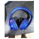 TUINYO Bluetooth Headphones Wireless, Over Ear Stereo Wireless Headset 40H Playtime with deep bass, Soft Memory-Protein Earmuffs, Built-in Mic Wired Mode PC/Cell Phones/TV-Dark Blue