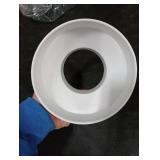 CABAX Duct Reducer 6 to 4 inch Air Duct Adapter HAVC Pipe Connector for Inline Ventilation System (150mm to 100mm), White