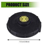 HQRNYP Brake Master Cylinder Tank Reservoir Cap, Brake Fluid Caps, Car Brake Master Cylinder Caps Compatible with Honda Accord Hybrid, Replace OEM# 46662-SLE-J01 46662-SDC-A02 46662-S8A-003