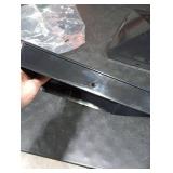 Black Plastic Pyramid True 8 x 8 (200mm x 200mm) Fence Post Cap with Pre-Drilled Holes (2)