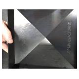 Black Plastic Pyramid True 8 x 8 (200mm x 200mm) Fence Post Cap with Pre-Drilled Holes (2)