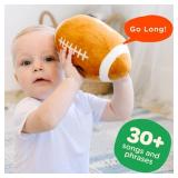 Move2Play, Hilariously Interactive Toy with Music & Sound Effects for Boy & Girl | Ball for Toddler & Baby | 6, 12, 18+ Months | 1, 2, 3+ Year Old (Football)