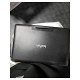 BOIFUN 15.7 Portable DVD Player with 14.1 Large HD Screen, HDMI Input,5 Hours Rechargeable Battery, Support Sync TV, USB, SD Card and Multiple Disc Formats, Dual Speaker, Rich Matte Black