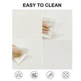 Fokitut 2 Pack Waterproof Round Tablecloth, 108 Inch, Stain Resistant and Wrinkle Polyester Table Cloth, Fabric Table Cover for Kitchen Dining, Wedding, Party, Holiday Dinner-Ivory