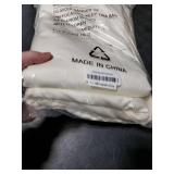 Fokitut 2 Pack Waterproof Round Tablecloth, 108 Inch, Stain Resistant and Wrinkle Polyester Table Cloth, Fabric Table Cover for Kitchen Dining, Wedding, Party, Holiday Dinner-Ivory