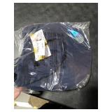 Ponyflo Sun Blocker Wide Brim Visor Hat - Navy