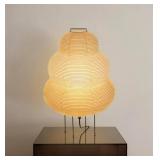 Noguchi Style Japanese Paper Floor Lamp Akari Rice Paper Lantern, Wabi-Sabi Japandi Decor, Minimalist Cozy Standing Light