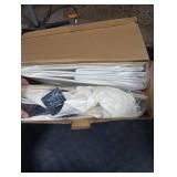 KitHero 60L Large Under Bed Storage with Wheels Pack of 2, Underbed Shoe Container Bin with Clear Lid Cover, 10.5 Inches Rolling Under Bed Drawer Storage Bag Basket for Boots Quilt Sweater - White