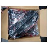 HOUSE DAY 14 Inch Kids Velvet Hangers 50 Pack, Durable Big Kid Hangers for Youth, Teen, Non Slip Kids Felt Hanger, Cute Childrens Hanger for Closet, Black