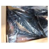 HOUSE DAY 14 Inch Kids Velvet Hangers 50 Pack, Durable Big Kid Hangers for Youth, Teen, Non Slip Kids Felt Hanger, Cute Childrens Hanger for Closet, Black