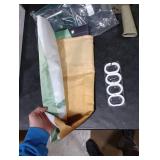 GEYUBTL Boho Sage Green Shower Curtain 72x72 Inches - Tropical Leaf Bathroom Decor, Waterproof Polyester with 12 Hooks, Minimalist Mid-Century Bohemian Style