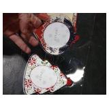 GUOER 3PCS Christmas Tree Snowflake Picture Frame Ornaments Set Holiday Keepsake Gift Home Decor Christmas Decorations Xmas Gifts Pendant with 2.5 Photo Frame Insert (Colorful)