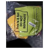 Preboun 20 Set Fall Thanksgiving Cloth Napkins 19 x 19 Inch with Pumpkin Ring Holders Harvest Dinner Reusable Fabric Cocktail Napkins for Thanksgiving Day Autumn Holiday Dinner Table