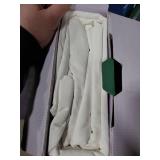 TEXAS LINEN CO. 100% Organic Cotton Percale Sheets King Size - 4 PC White Organic Sheets King Set, Soft, Crisp & Cooling, Fully Elasticized 16 Deep Pocket Hotel Bedsheet Set - GOTS Certified