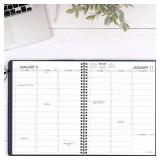 AT-A-GLANCE 2026 Appointment Book Planner, Weekly, 8-1/4 x 11, Large, Navy (709502026)