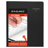 AT-A-GLANCE 2026 Appointment Book Planner, Weekly, 8-1/4 x 11, Large, Black (709500526)