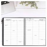 AT-A-GLANCE 2026 Appointment Book Planner, Weekly, 8-1/4 x 11, Large, Black (709500526)