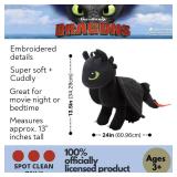 How To Train Your Dragon Toothless Bedding Super Soft Cozy Cuddle Pillow Buddy, (Officially Licensed Product) By Franco