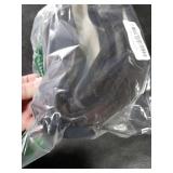 Elantrip Sport Leather Steering Wheel Cover 14 1/2 inch to 15 inch Universal, Padded Soft Grip Breathable for Car Truck SUV Jeep, Anti Slip Odorless Black