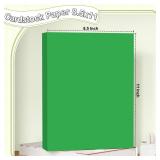 40 Sheets Cardstock 8.5x11, 65lb Dark Green Card Stock, Construction Paper, 180gsm Thick Printer Paper for Printing, Painting, Card Making, Kids School Supplies,Party Decorations