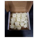 Amagic 24 Pack Flameless LED Tea Lights Candles Battery Operated, Electric Fake Tealight Candles for Votive, Halloween, Christmas, Home Decor, Wedding, Table Decor (24Pack)