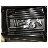 Laiensia 3-Tier Storage Carts,Multifunction Utility Rolling Cart Kitchen Storage Organizer,Mobile Shelving Unit Cart with Lockable Wheels for Bathroom,Laundry,Living Room,With Classified Sticker,Black