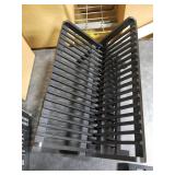 HBlife Dish Rack, Black Bamboo Folding 2-Tier Collapsible Drainer Dish Drying Rack with Utensils Flatware Holder Set (Dish Rack with Utensil Holder)