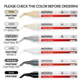 X-Protector Water Based Grout Marker - 2 PCS with 8 Tips, Dark Gray