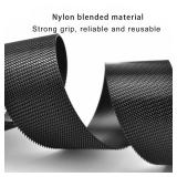 Cangder Hook and Loop Roll, 50ft x 3/4inch Cut to Length Straps, Fastening Cable Ties Reusable, Multi-purpose Cable Management Wire Ties Cable Straps Hook Loop Self-Gripping