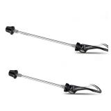ONIPAX MTB Road Mountain Bicycle Wheel Hub Front and Rear Quick Release Skewer (Black)