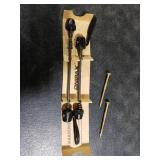 ONIPAX MTB Road Mountain Bicycle Wheel Hub Front and Rear Quick Release Skewer (Black)