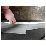 Door Draft Stopper Adjustable Door Draft Blocker 36 Inch Gray Single-Sided Noise Blocker and Door Bottom Seal Strip Stopper Reduce Cold Air Dust Sound Light Fits for Interior Exterior Doors