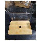 iCASA Trash Bag Dispenser Dishwasher Pods Container, 5 in 1 Garbage Bags Holder Under Sink Organizer Acrylic Laundry Pod Detergent Powder Container, Kitchen Pantry Laundry Room Organization Storage