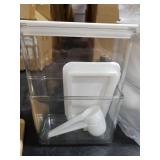 iCASA Trash Bag Dispenser Dishwasher Pods Container, 5 in 1 Garbage Bags Holder Under Sink Organizer Acrylic Laundry Pod Detergent Powder Container, Kitchen Pantry Laundry Room Organization Storage