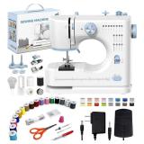 SEDNEE Sewing Machine for Beginners with 16 Built-in Stitches, Small Sewing Machine with Accessory Kit, 2-Speed, Foot Pedal & Storage Drawer, Portable Full-Feature Design for Home DIY (Blue)